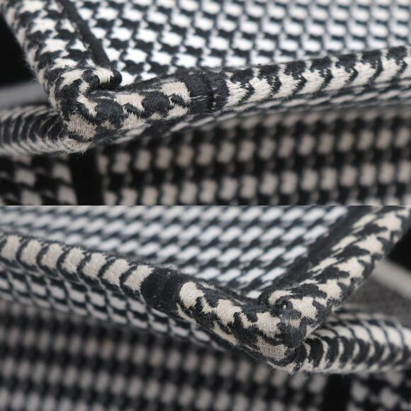 Dior Book Tote Houndstooth Canvas Tote Bag - Picture 10 of 10
